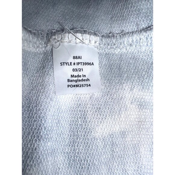 Jessica Simpson Active Tie-Dye Hoodie Sweatshirt 3X Gray & White - Picture 2 of 7